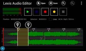 Lexis Audio Editor 1